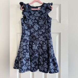 Janie and Jack Navy Floral Dress
